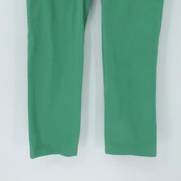 Polo Ralph Lauren Pants Mens 32x32 Green Classic Fit Chino Flat Front Casual - Picture 6 of 14